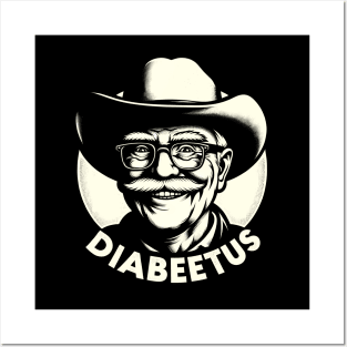 Diabeetus Humor with Wilford Brimley Vintage T-shirt Posters and Art